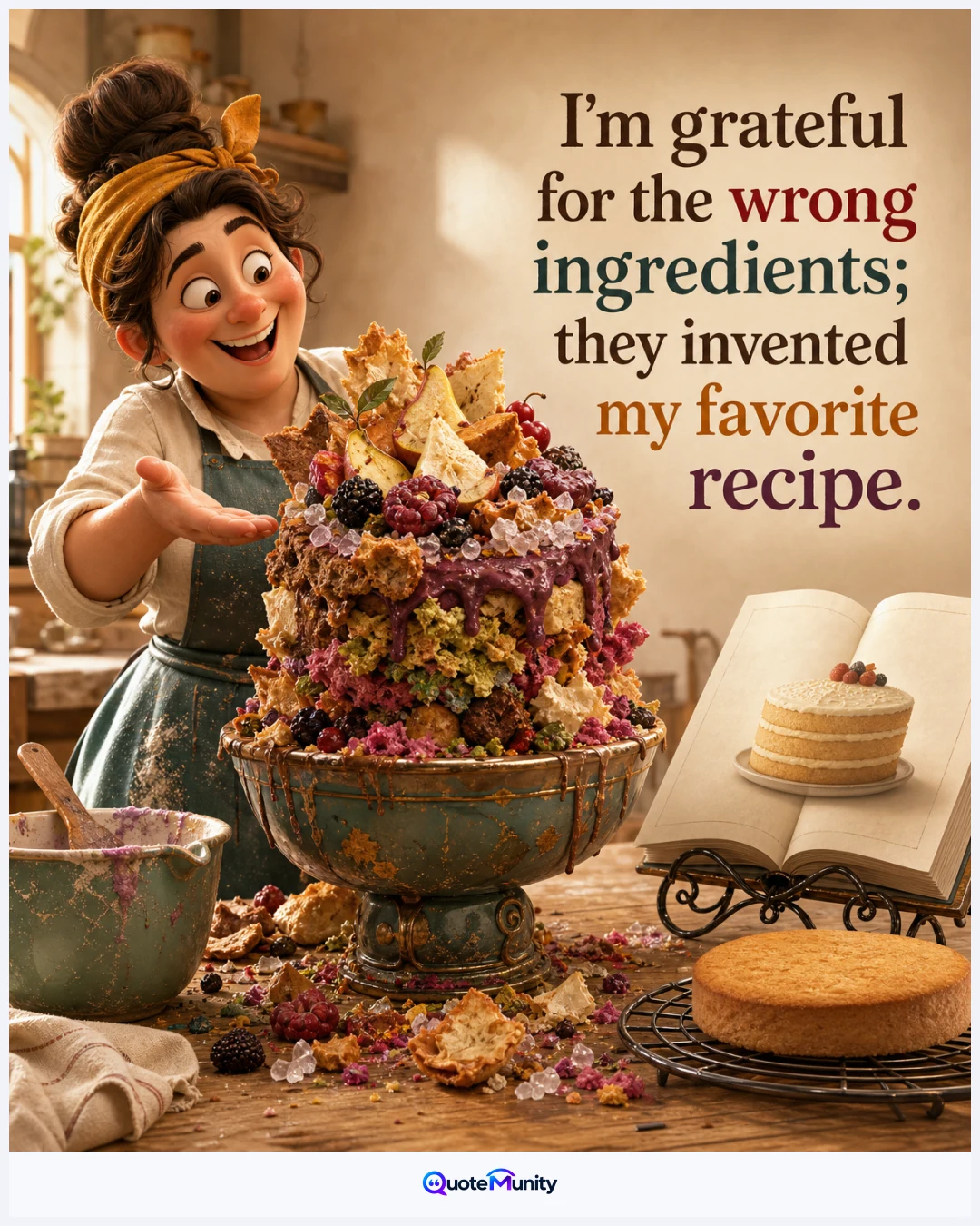Unexpected mistakes can become the essential ingredients of a uniquely meaningful outcome.