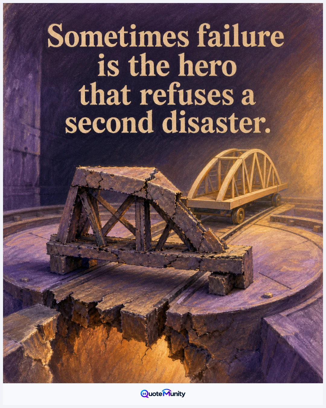 A failed attempt can become a protective warning, preventing repetition and making future success safer.